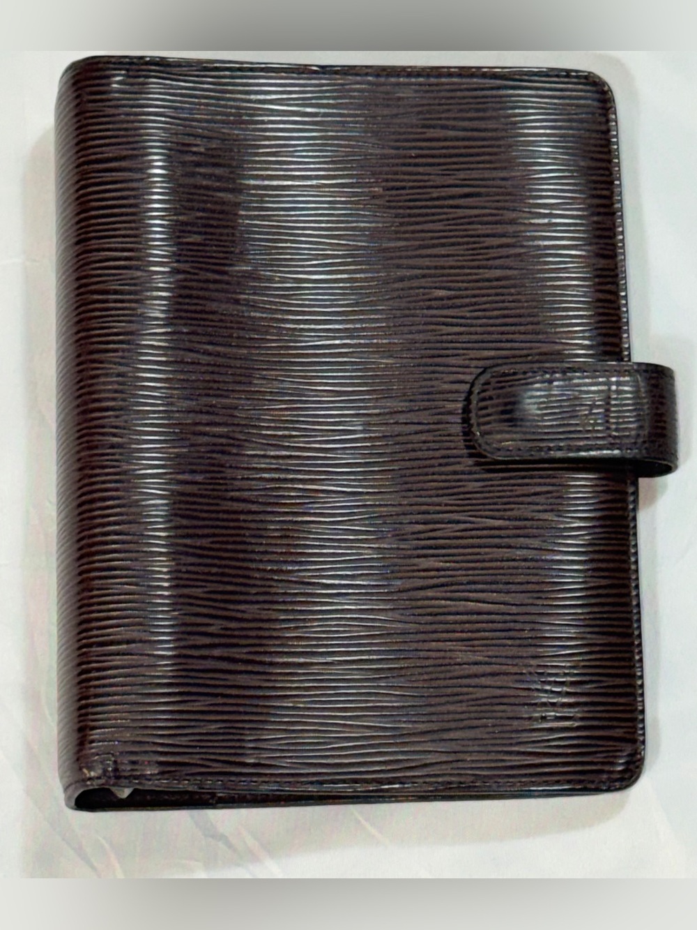 Louis Vuitton Brown Epi Leather Small Ring Agenda Cover PM